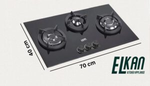 گاز شیشه ای مدل G302 ای ال کن سه شعله 
