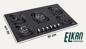 گاز شیشه ای، ای ال کن مدل G5925D مشکی