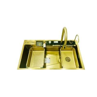 سینک پیانویی ۵ کلید طلایی هوادیو سایز 50×90