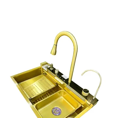 سینک پیانویی ۵ کلید طلایی هوادیو سایز 46×75
