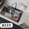 سینک پنج کلید هوادیائو مدل H222 رنگ دودی