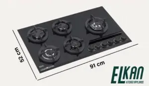 ابعاد گاز شیشه ای مدل G5924DR-MS مولتی استپ