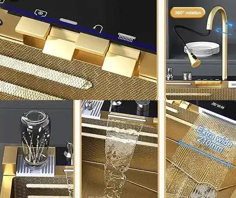 آپشنهای-سینک-پیانویی-5-کلید-طلایی