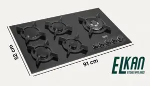 گاز شیشه ای، ای ال کن مدل G5950DR مشکی 