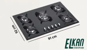ابعادگاز شیشه ای، ای ال کن مدل G5908