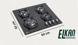 گاز شیشه ای مدل G4901D ای ال کن / چهار شعله