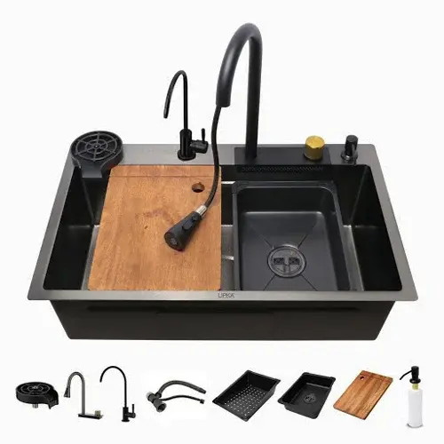 سینک-پیانویی-ابشاری-ساده-دودی-سایز-75