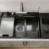 سینک باکسی پنج کلید برند HP سایز بزرگ ۱۰۰ سانت