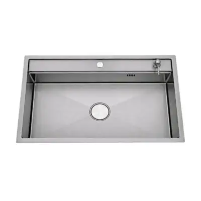 سینک پله دار رزیکا استیل سایز 90